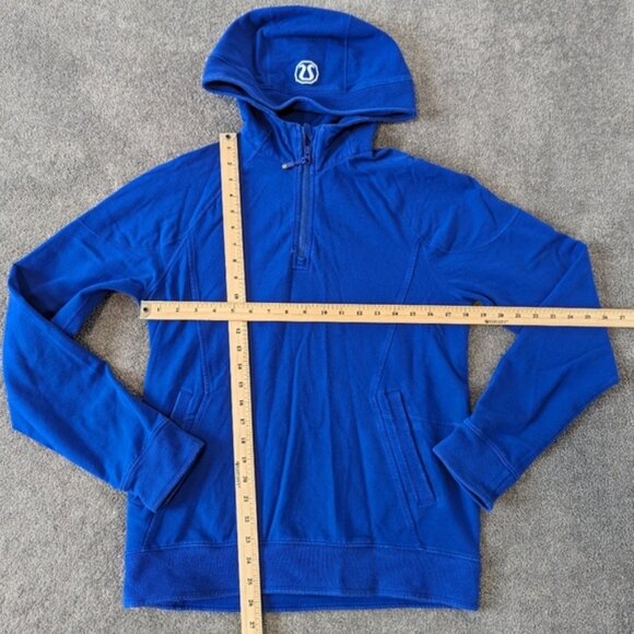 Lululemon Scuba Hoodie IV Women's Sweatshirt Size Small Blue - Picture 8 of 10